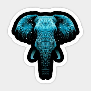 Gentle Giants Chic Elephant Tee for Wildlife Enthusiasts Sticker